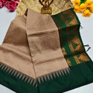 Glassy tissue organza saree with embroidery