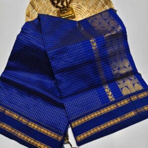Silky kota embroidery saree MS5407 - Grey